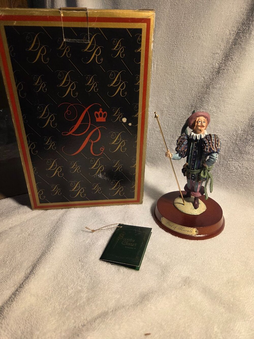Duncan Royal Lord of Misrule History of Santa 6" Figurine with Stand